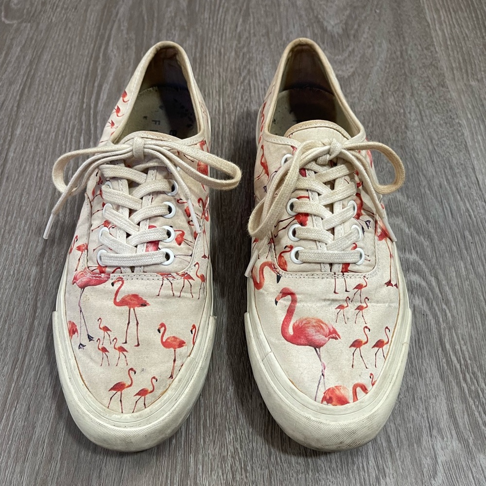 SeaVees x Five Four Flamingo Legend Sneaker Beach Summer Canvas Shoes Sz. 9